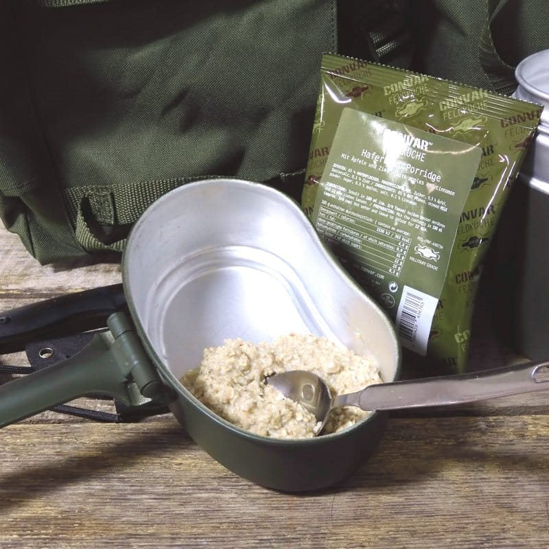 Paquete de papilla de avena MILITARY GRADE deshidratada 80 g