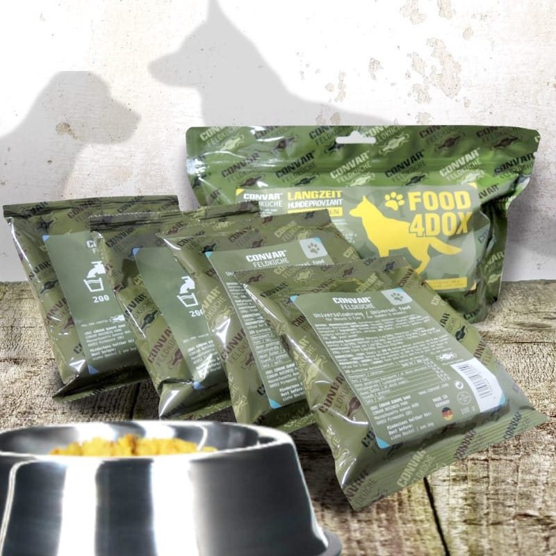 Racion alimentaria FOOD-4DOX 2 porciones 200 g con agua potable
