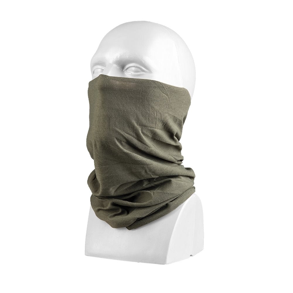 Pañuelo HEADGEAR multifuncional verde en diseño tubular sin costuras