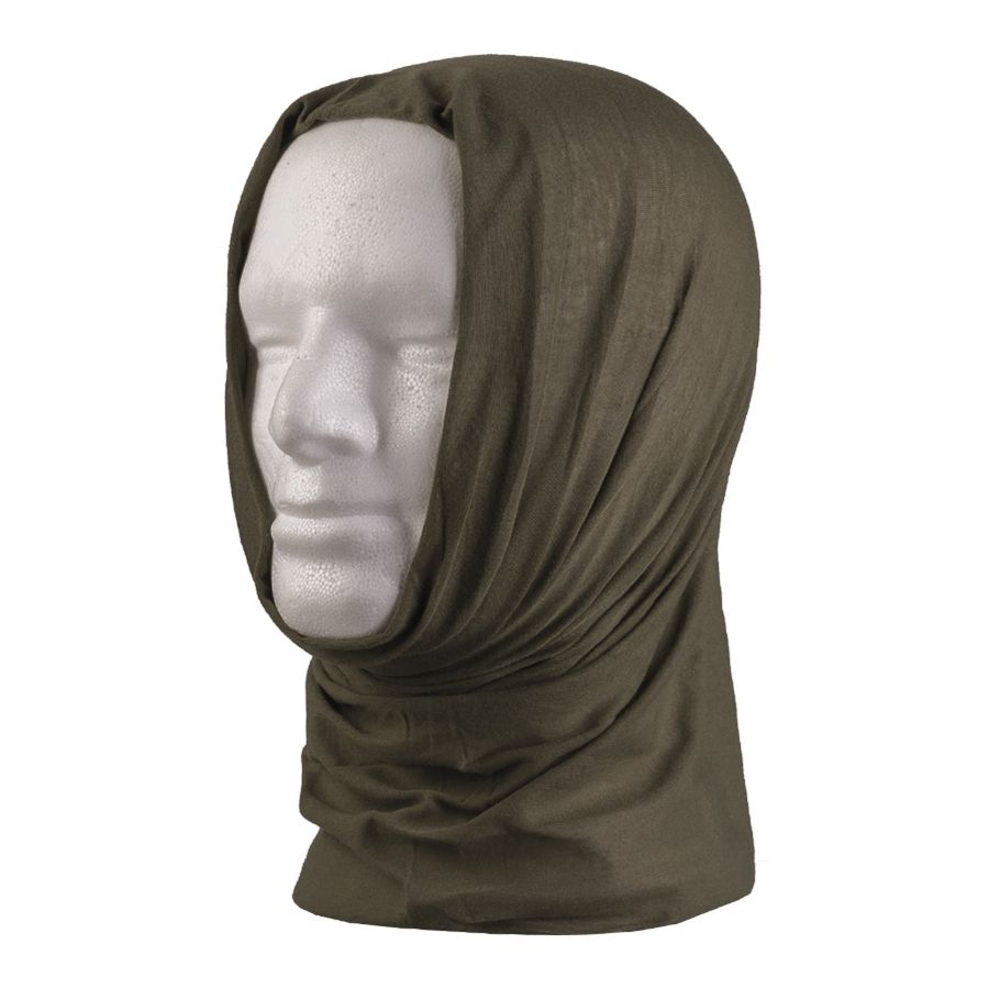 Pañuelo HEADGEAR multifuncional verde en diseño tubular sin costuras