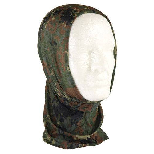 Pañuelo HEADGEAR multifuncional verde en diseño tubular sin costuras