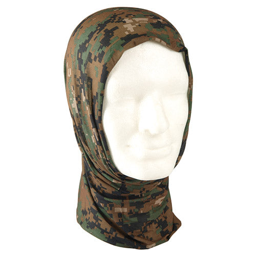 Pañuelo HEADGEAR multifuncional verde en diseño tubular sin costuras