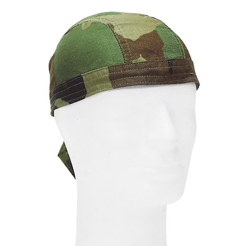 Pañuelo Headwrap Woodland de algodón con estampado y nudo trasero