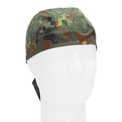 Pañuelo Headwrap Flecktarn de algodón con lazada trasera