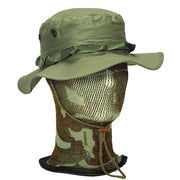 Pasamontañas SPANDO camuflaje Woodland en malla de nylon transpirable