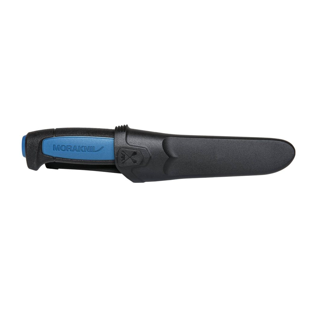 Cuchillo MORA PRO S azul con funda y hoja de acero inoxidable 12C27