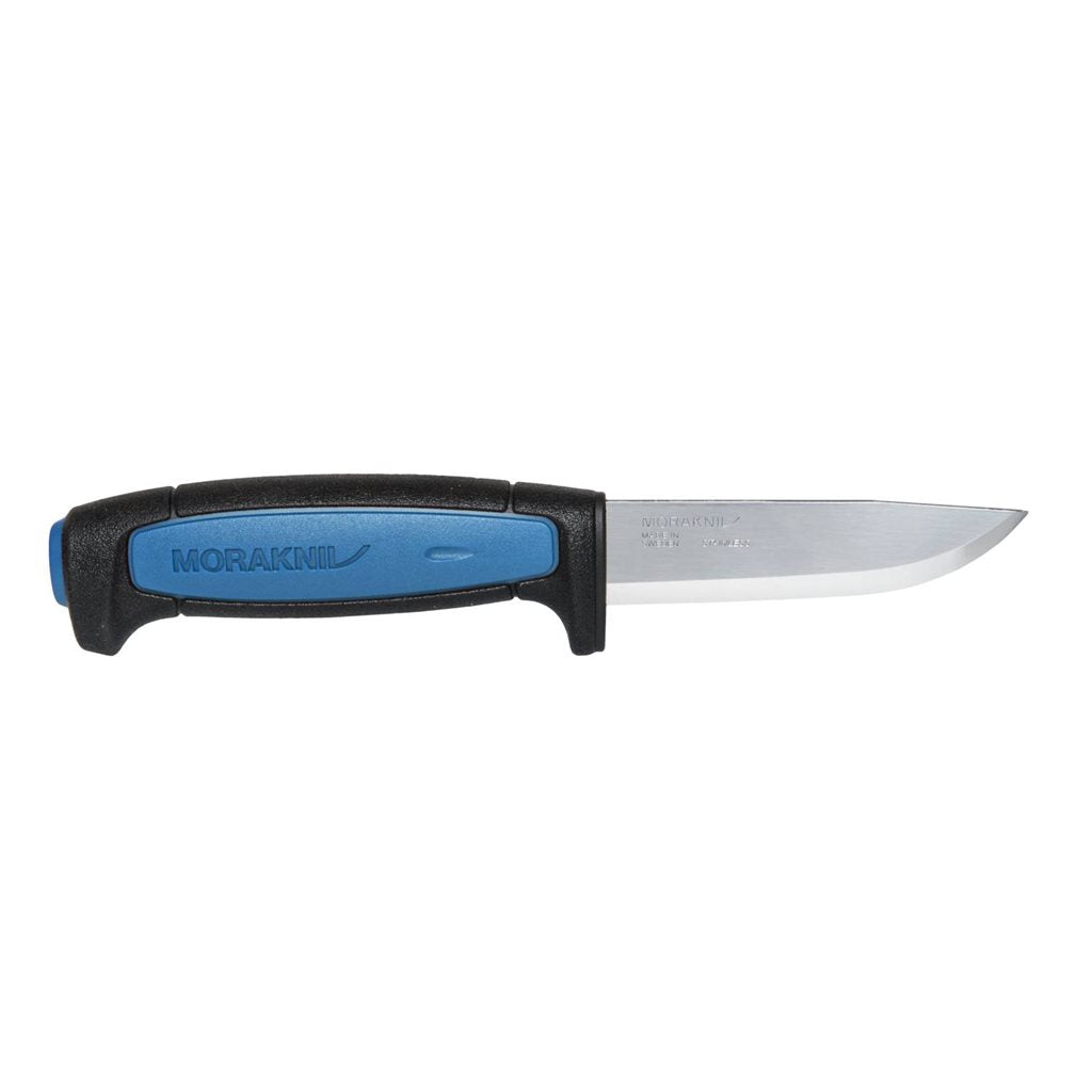 Cuchillo MORA PRO S azul con funda y hoja de acero inoxidable 12C27