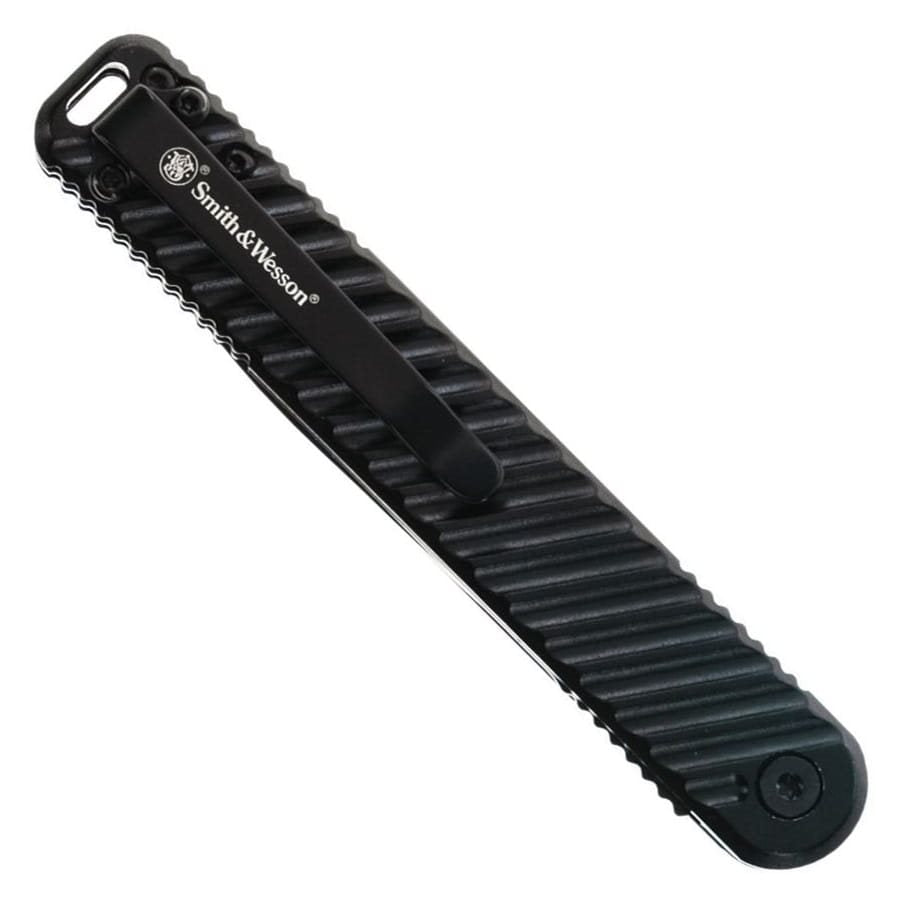 Navaja plegable EXECUTIVE negra con hoja lisa, EDC compacto