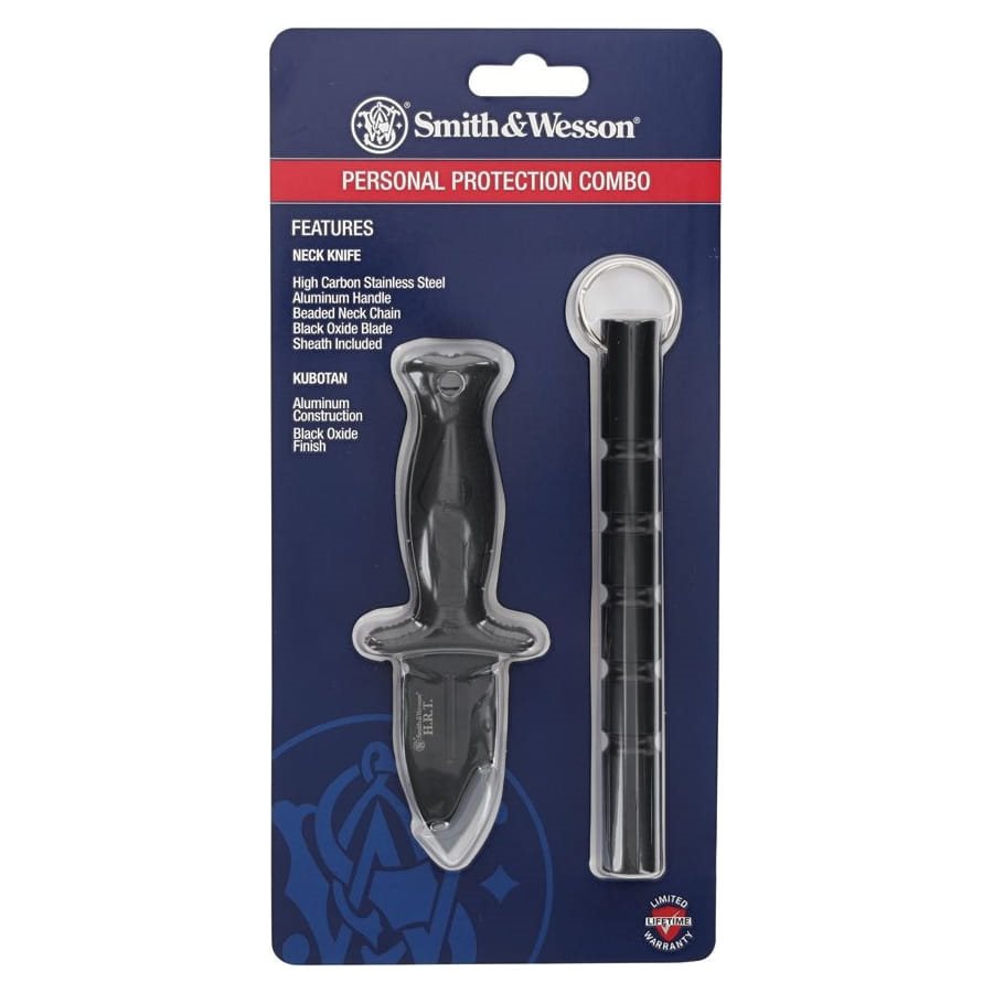 Set Personal Protection Combo: cuchillo compacto y kubotán de aluminio