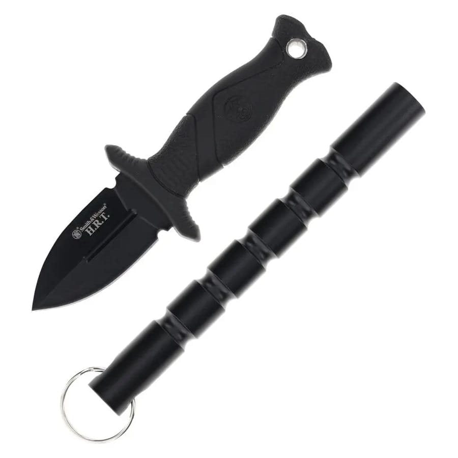 Set Personal Protection Combo: cuchillo compacto y kubotán de aluminio
