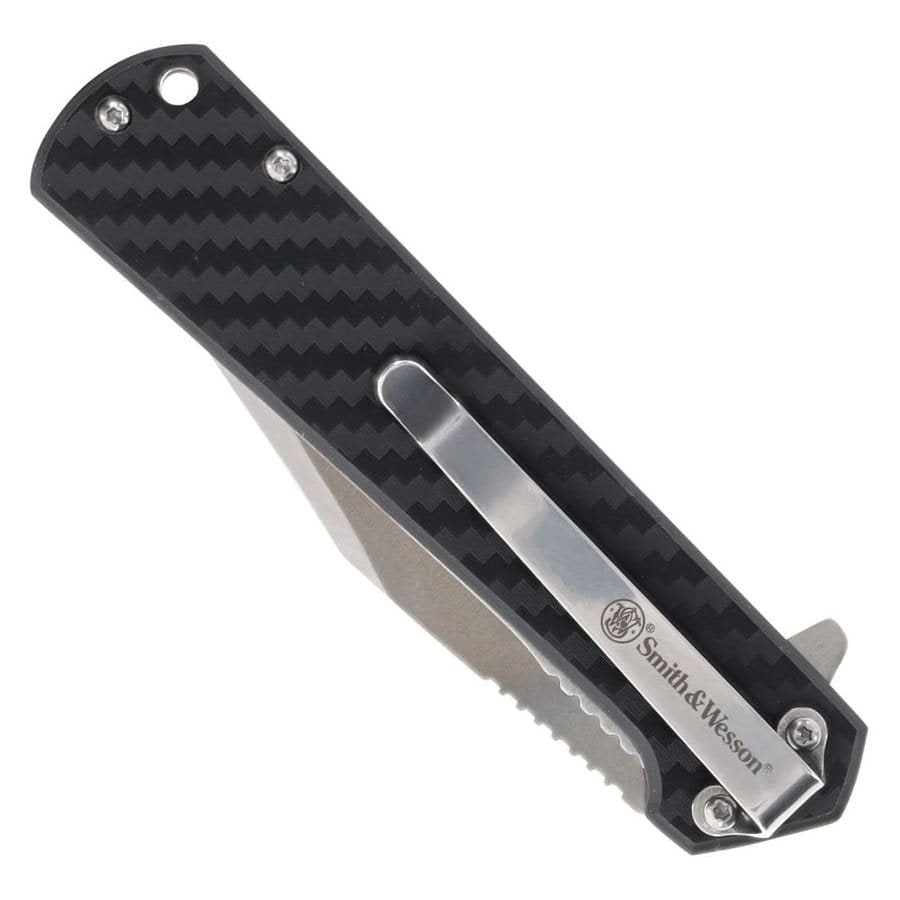Set navaja plegable de acero inoxidable con clip para dinero