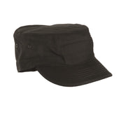 Gorra US BDU rip-stop negra 100% algodón