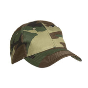 Gorra de béisbol Woodland Mil-Tec de algodón ajustable
