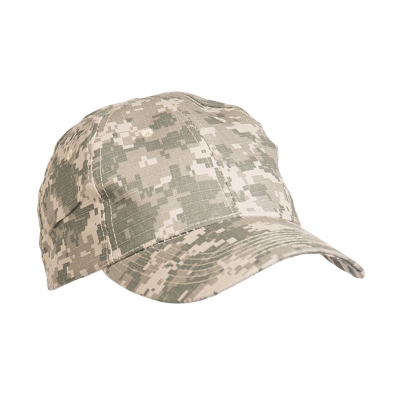 Gorra baseball ACU DIGITAL rip-stop con visera grande, tejido resistente y ajustable