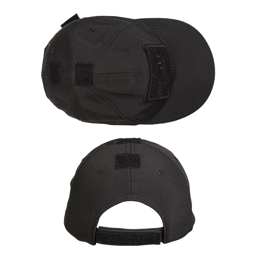 Gorra baseball forrada Softshell Fleece verde, táctica