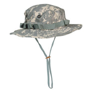 Sombrero US Tipo GI en camuflaje ACU digital, boonie hat con ojales de ventilación y cinta para objetos