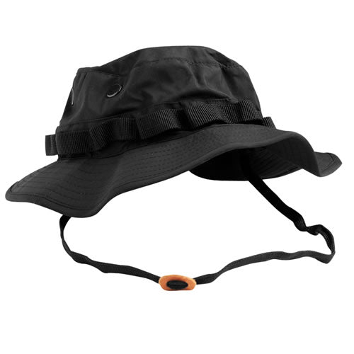 Sombrero US tipo GI impermeable negro, material 100% nylon (228T)