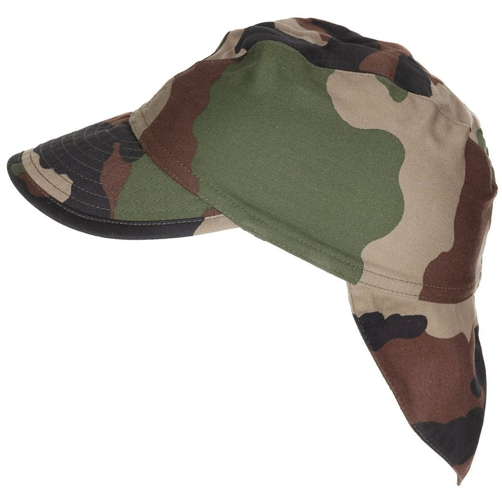 Gorra F2 francesa CCE TARN con faldón trasero, 100% algodón