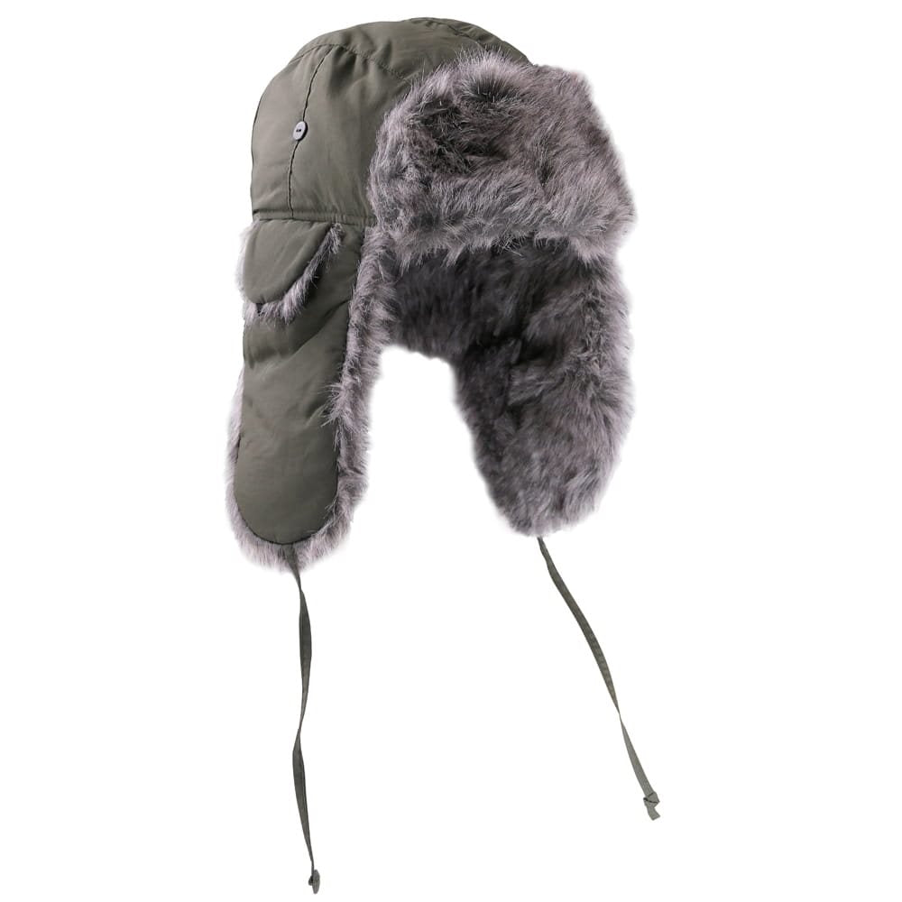 Beranice Aviator verde, gorro de estilo aviador en color verde