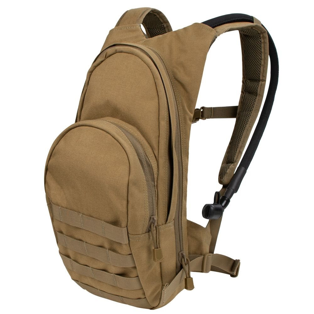 Mochila táctica compacta Condor con depósito de hidratación 2,5 L en color verde
