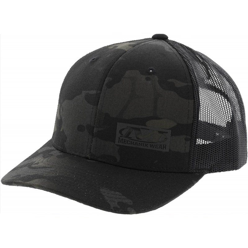 Gorra baseball MECHANIX MULTICAM BLACK con malla trasera y ajuste mediante cinta