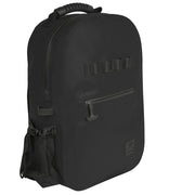 Mochila impermeable WAVEGUARD 16 litros negra hecha de lona vinílica de tres capas con cremalleras estancas