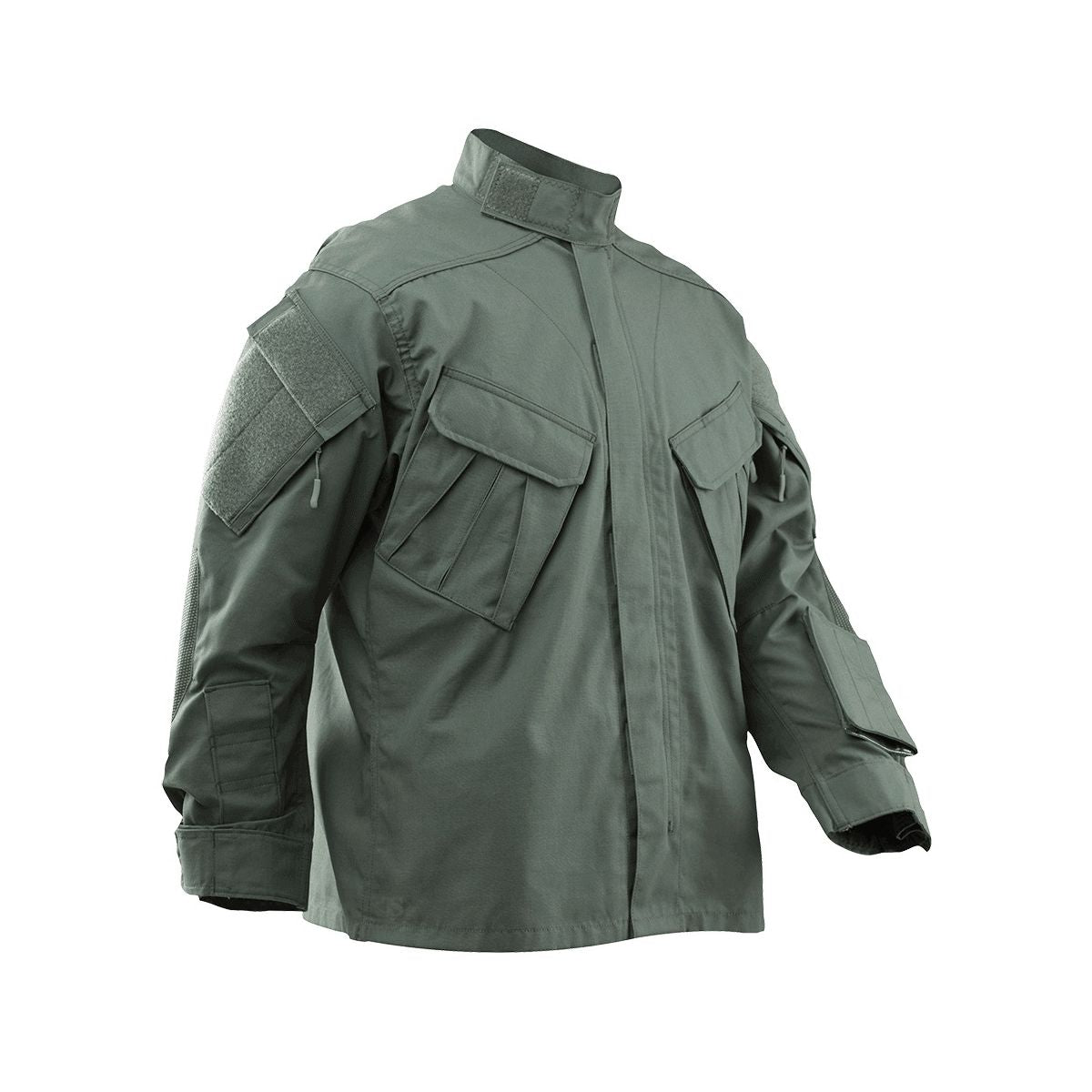 Blusa táctica Tru-Spec TRU XTREME rip-stop verde, mezcla 50/50 algodón-nylon
