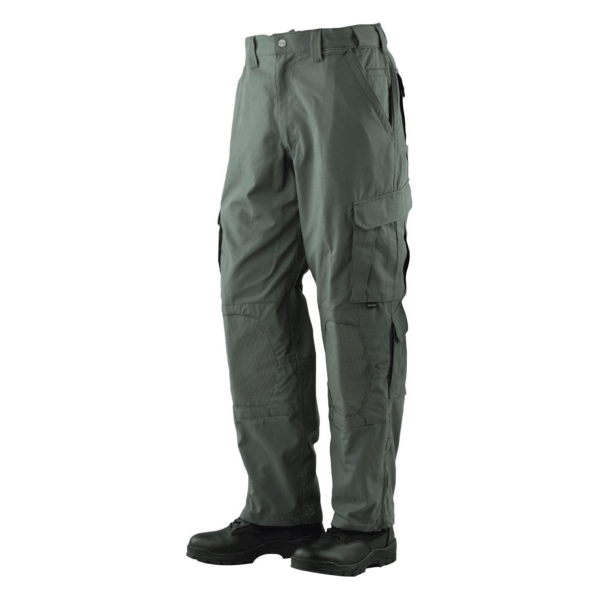 Pantalones TRU Xtreme rip-stop verdes, mezcla 50% nylon y 50% algodón