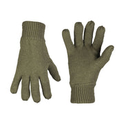 Guantes Thinsulate de punto ZEENÉ, colores oliv y negro, forro de algodón y aislamiento Thinsulate