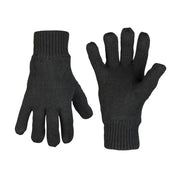 Guantes Thinsulate de punto negros, 100% poliacrílico con forro 100% algodón