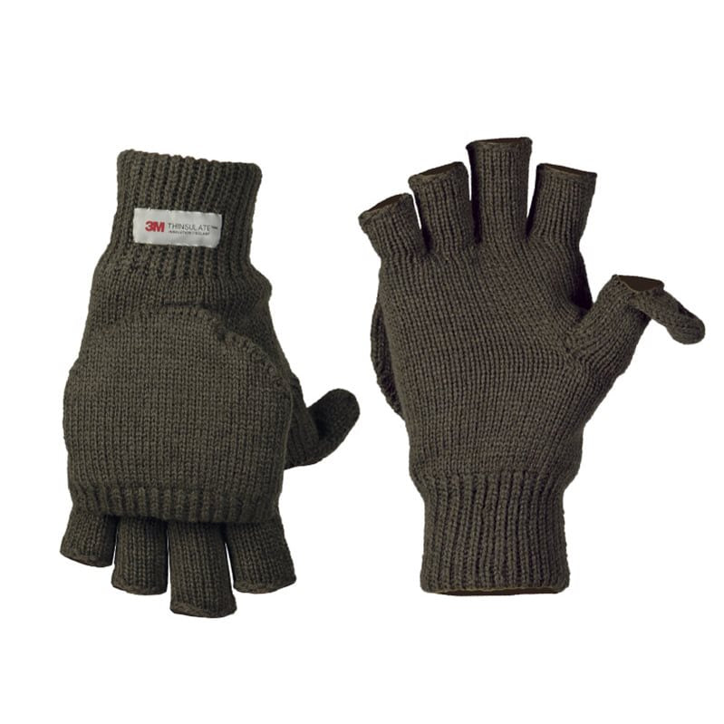 Guantes KAPP ZEENÉ con solapa, acrílico con forro Thinsulate y palma forrada en piel