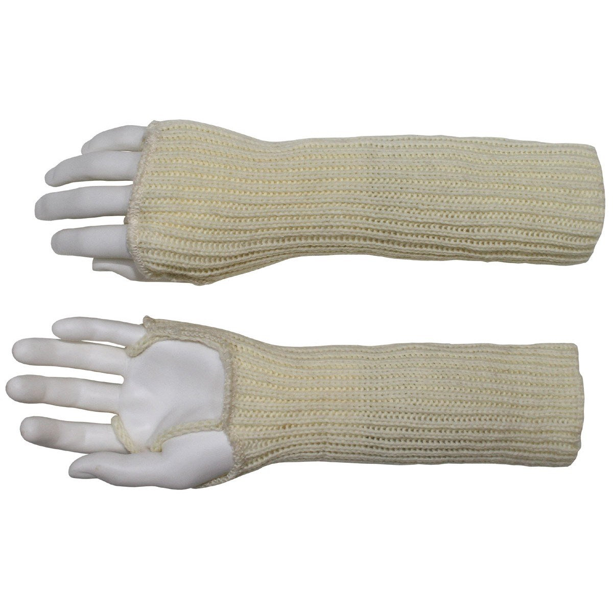 Manguitos para antebrazo británicos de punto, usados - 12572-G