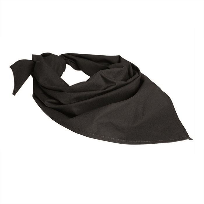 Pañuelo triangular BW negro, código 12601002