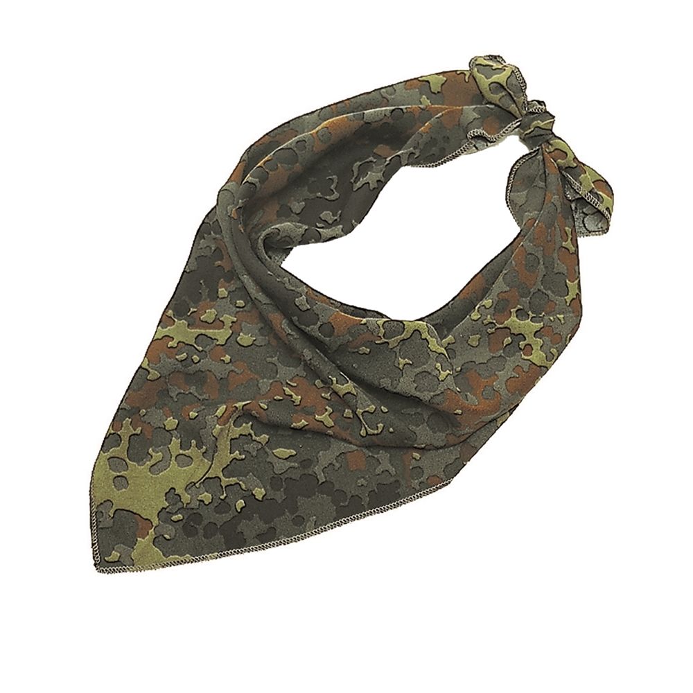 Pañuelo triangular FLECKTARN Bundeswehr, 65% algodón 35% poliéster, 130 x 90 x 90 cm