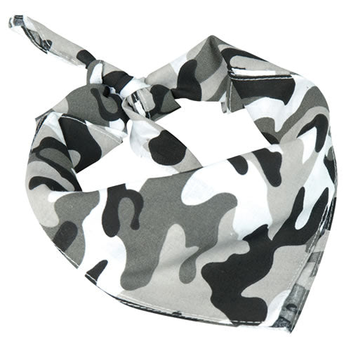 Pañuelo cuatro puntas WOODLAND de algodón camuflaje 55x55 cm