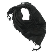 Pañuelo Shemagh negro de algodón