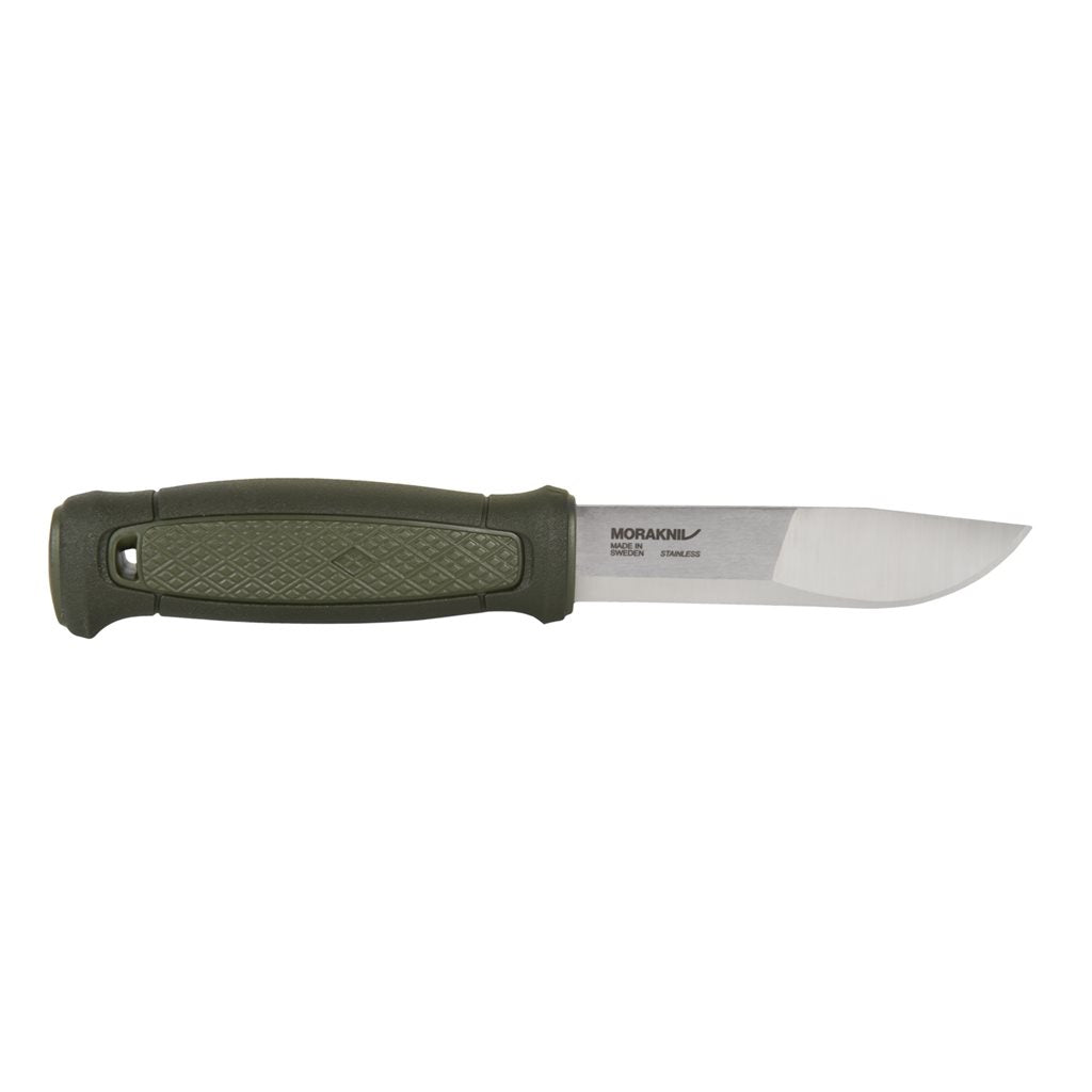 Cuchillo outdoor Kansbol naranja con funda de plástico