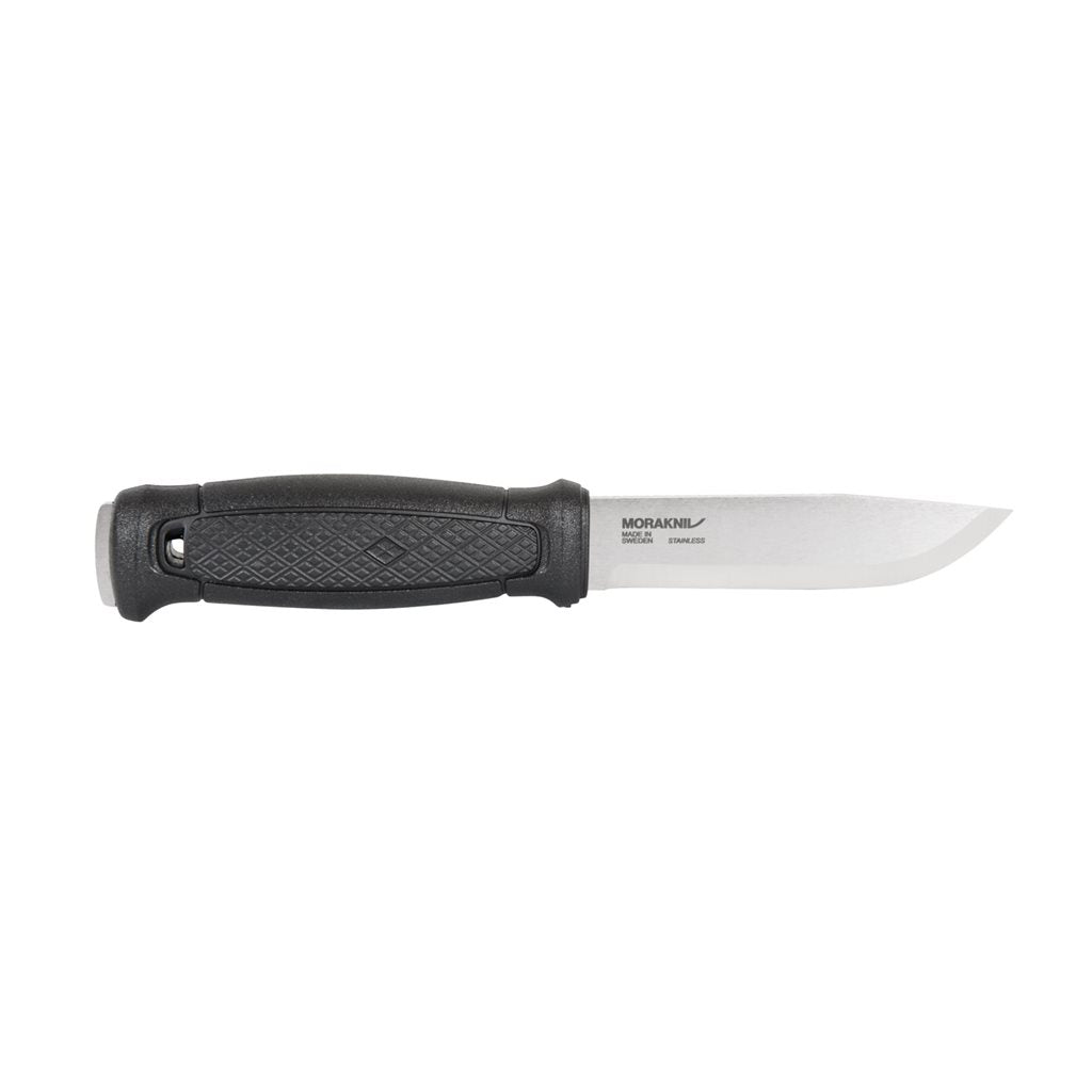 Cuchillo Mora Garberg Multi-Mount negro, acero inoxidable 12C27, mango ergonómico y funda incluida