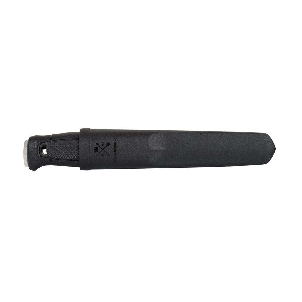 Cuchillo Mora Garberg Multi-Mount negro, acero inoxidable 12C27, mango ergonómico y funda incluida