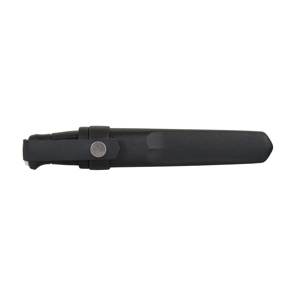 Cuchillo Mora Garberg Multi-Mount negro, acero inoxidable 12C27, mango ergonómico y funda incluida