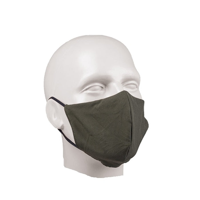 Mascarilla SQUARE-SHAPE rip-stop MULTITARN® BLACK, protección para boca y nariz