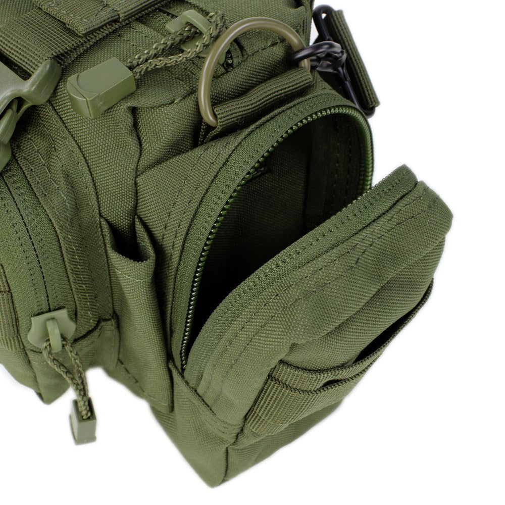 Riñonera táctica MOLLE DEPLOYMENT en verde