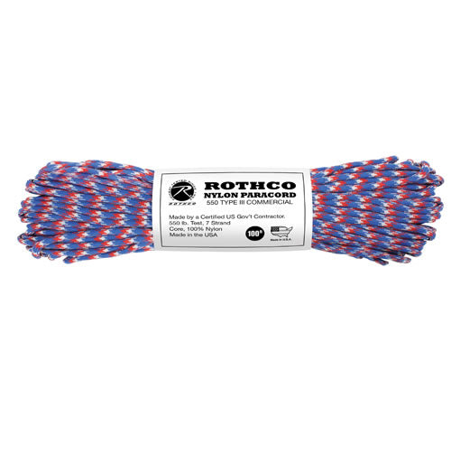 Cuerda Paracord de nylon 550LB ø 4 mm, 30 m