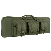Bolsa para rifle 105 cm verde con 3 bolsillos modulares desmontables y correa