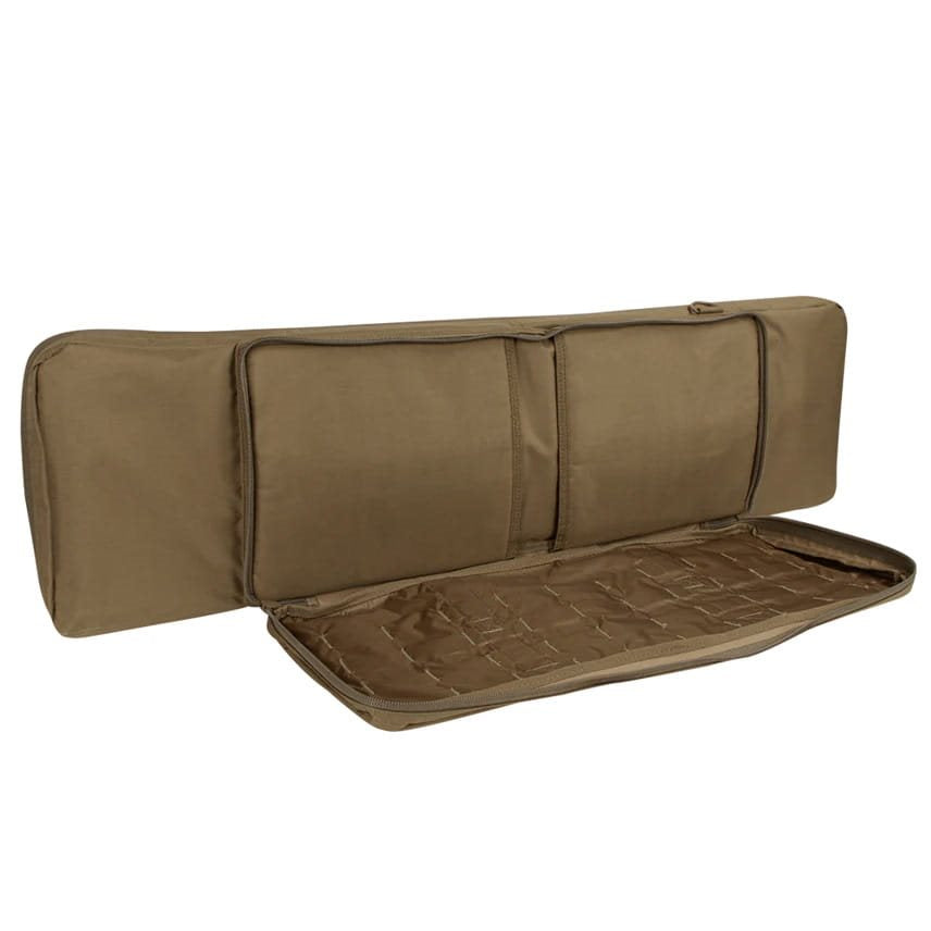 Bolsa para rifle 105 cm verde con 3 bolsillos modulares desmontables y correa