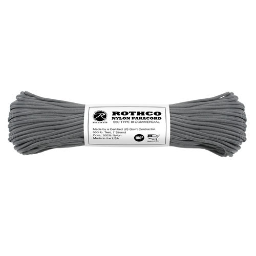 Cuerda Paracord de nylon 550LB ø 4 mm, 30 m