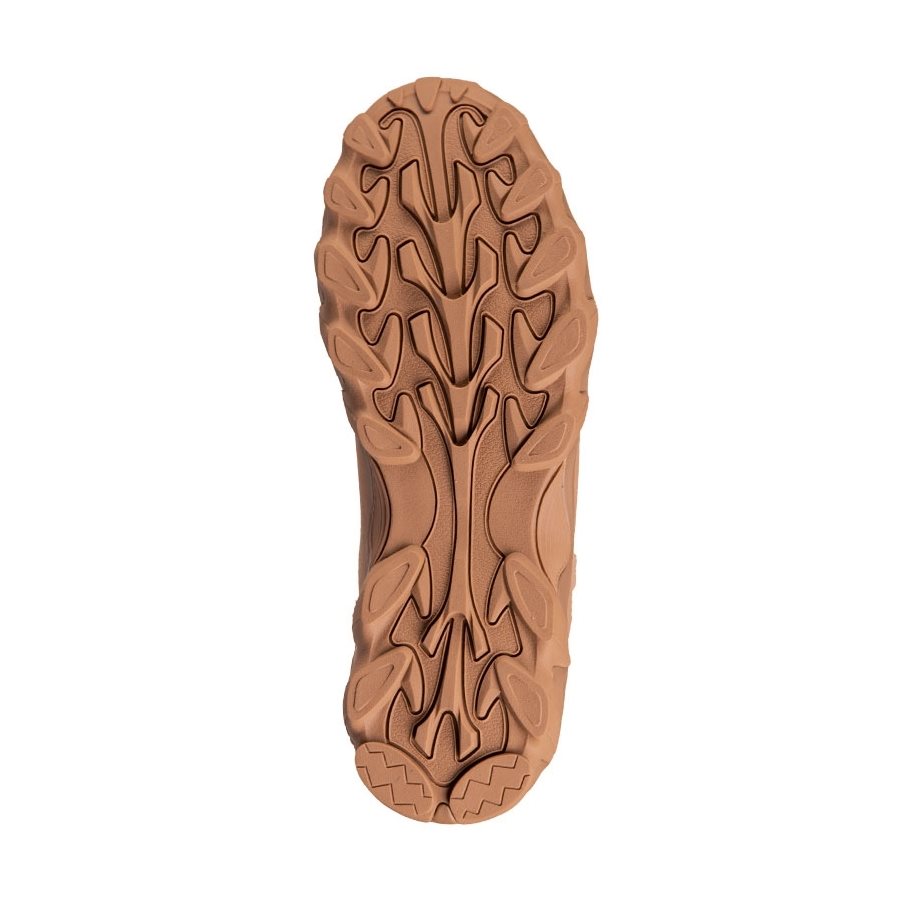 Botas CHIMERA High Coyote de MIL-TEC, botín de tobillo con forro Dintex y suela de goma absorbente