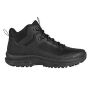 Botas tobilleras ASSAULT MID negras, vista lateral con suela de goma