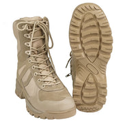 Botas PATROL con cremallera lateral YKK, cuero y poliéster, suela goma/EVA