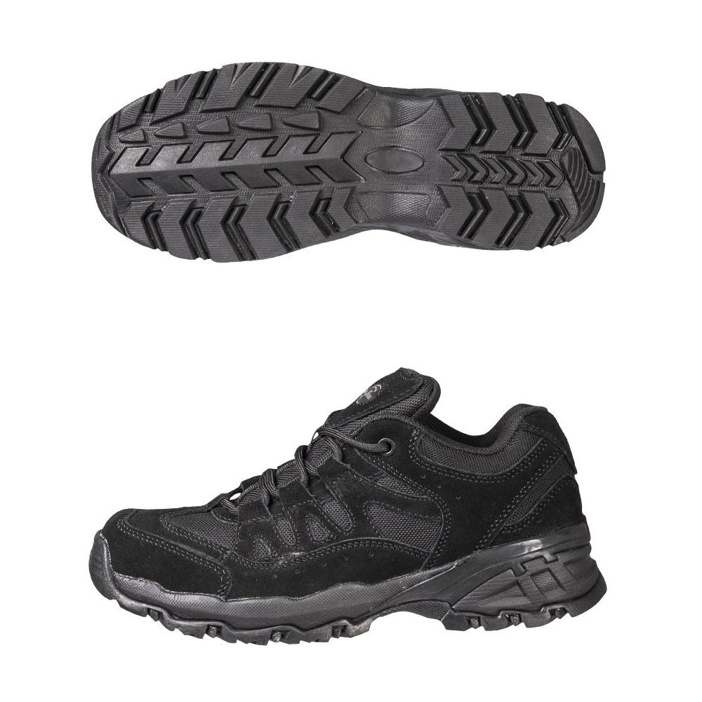 Boty TROOPER nízké 2,5 in en negro, zapato bajo con cordones y suela goma/EVA